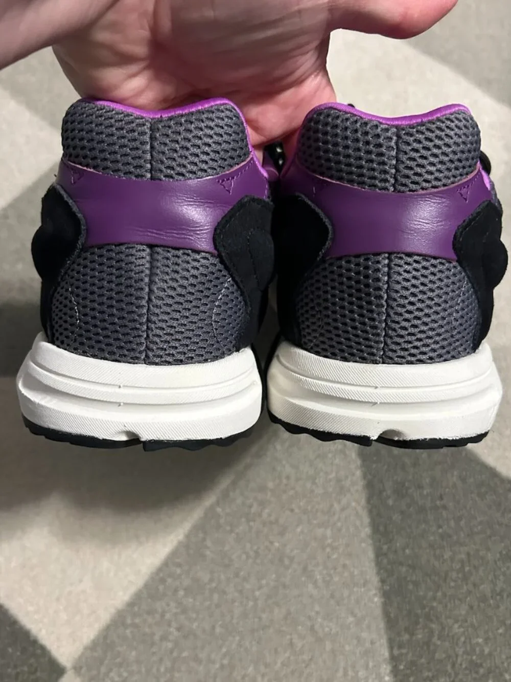 Adidas X Ninja ZX Torsion 'Time In-Glory Purple' Mesh/Suede Sneakers Men's 10.5